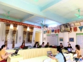 Chiều ngày 25/04/2023 Trường MN Tân Lập tổ chức tham gia tập huấn phần mềm quản lý cán bộ, công chức, viên chức và đồng bộ, kết nối, chia sẻ dữ liệu với CSDLQG về CBCCVC