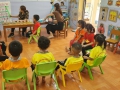 Trường Mầm non Tân Lập tổ chức dự giờ, đánh giá khảo sát chất lượng học sinh 5 tuổi học kỳ II năm học 2023 - 2024