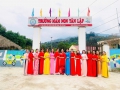 Trường mầm non Tân Lập hưởng ứng tuần lễ áo dài