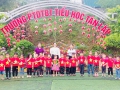Hoạt động trải nghiệm "Tham quan trường tiểu học" của các bé mẫu giáo 5-6 tuổi trường Mầm non Tân Lập